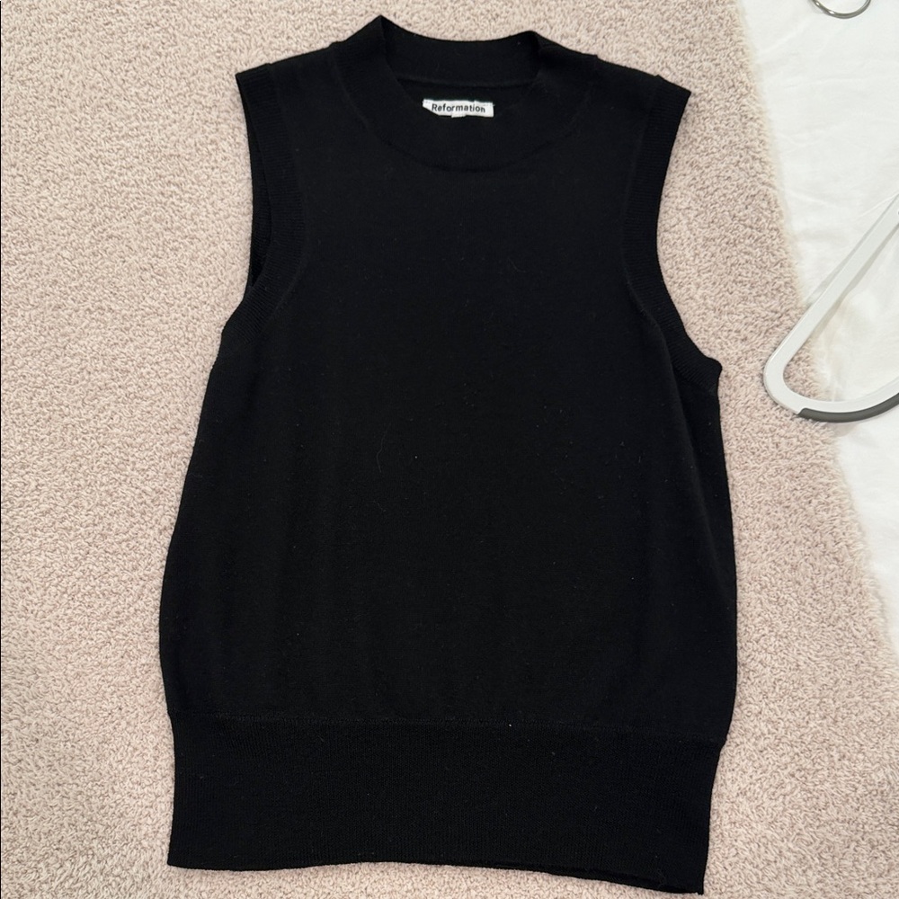 Reformation Classic Black Tank Top